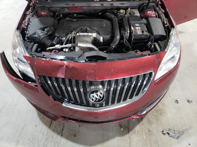 2G4GK5EX5G9149866 - 2016 BUICK REGAL MAROON photo 11