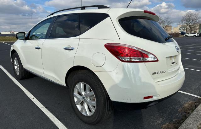 JN8AZ1MW9EW500665 - 2014 NISSAN MURANO S WHITE photo 3