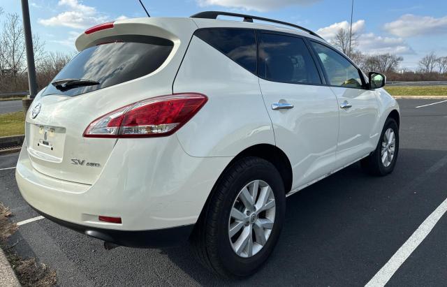 JN8AZ1MW9EW500665 - 2014 NISSAN MURANO S WHITE photo 4