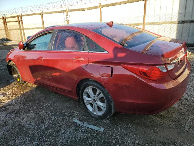 5NPEB4ACXBH066321 - 2011 HYUNDAI SONATA GLS RED photo 2