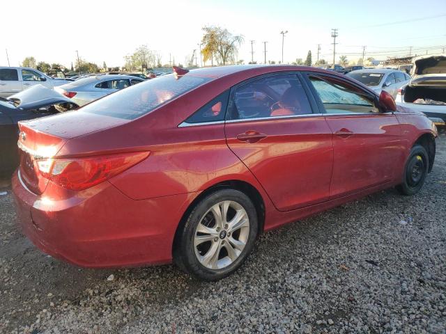 5NPEB4ACXBH066321 - 2011 HYUNDAI SONATA GLS RED photo 3