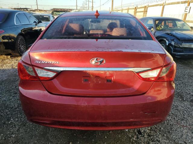 5NPEB4ACXBH066321 - 2011 HYUNDAI SONATA GLS RED photo 6