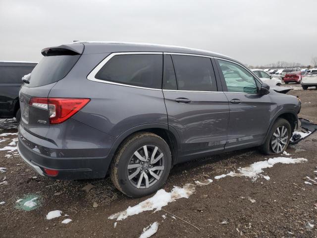 5FNYF6H58NB010577 - 2022 HONDA PILOT EXL GRAY photo 3