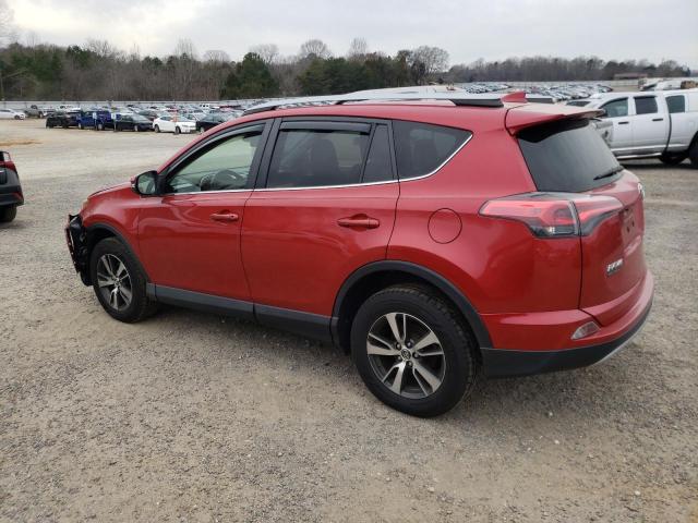 JTMRFREV9HJ166229 - 2017 TOYOTA RAV4 XLE RED photo 2