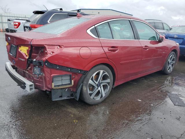 4S3BWAN63L3019106 - 2020 SUBARU LEGACY LIMITED RED photo 3