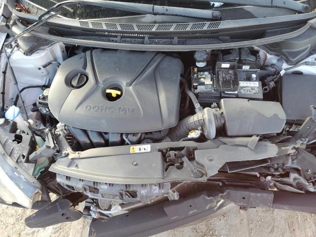 KNAFK4A69G5441862 - 2016 KIA FORTE LX SILVER photo 11