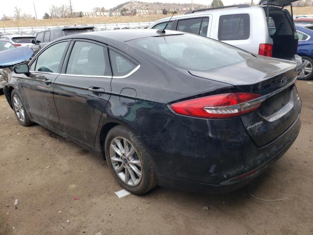 3FA6P0HD0HR407685 - 2017 FORD FUSION SE BLACK photo 2