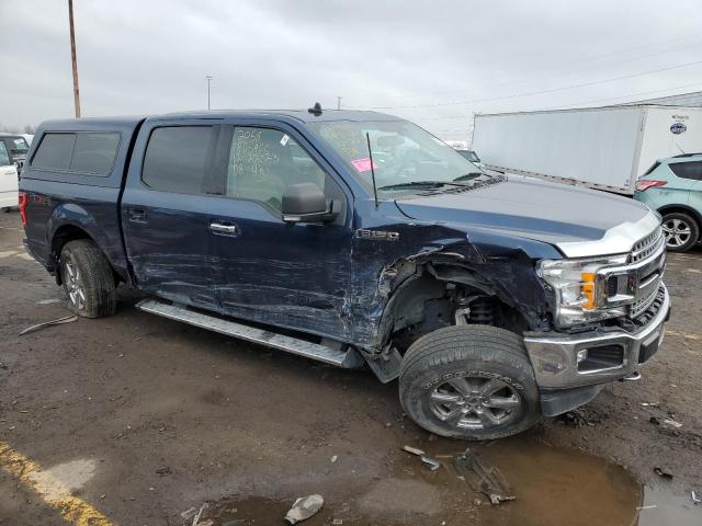 1FTEW1E51KFD17591 - 2019 FORD F150 SUPERCREW BLUE photo 4