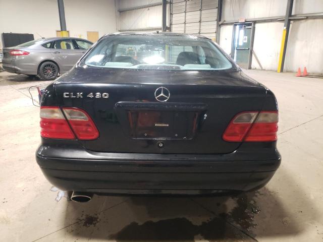 WDBLJ70G12T109695 - 2002 MERCEDES-BENZ CLK 430 BLACK photo 6