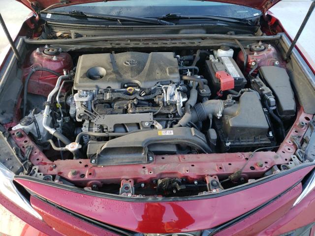 4T1B11HK2KU827944 - 2019 TOYOTA CAMRY L RED photo 11