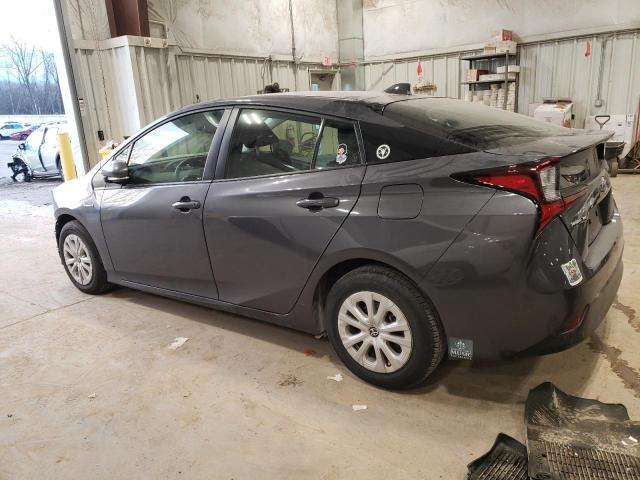 JTDKAMFU4N3170357 - 2022 TOYOTA PRIUS NIGHT SHADE GRAY photo 2