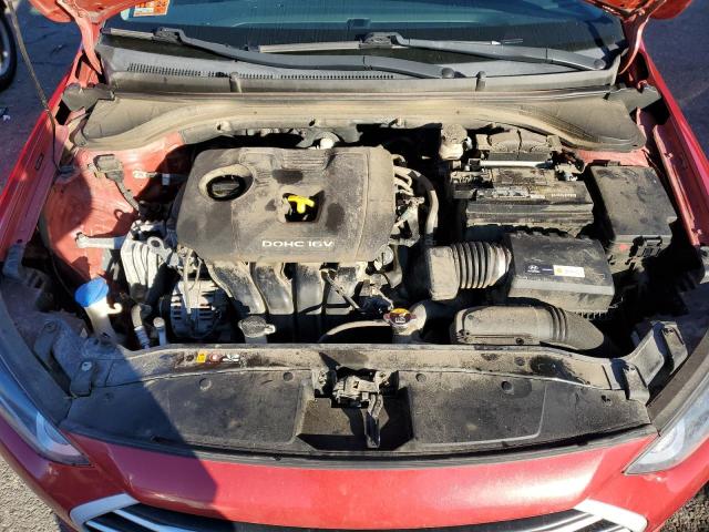 5NPD74LF2HH093607 - 2017 HYUNDAI ELANTRA SE RED photo 11