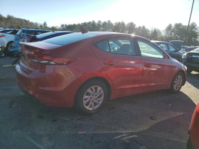 5NPD74LF2HH093607 - 2017 HYUNDAI ELANTRA SE RED photo 3