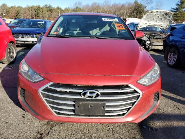 5NPD74LF2HH093607 - 2017 HYUNDAI ELANTRA SE RED photo 5