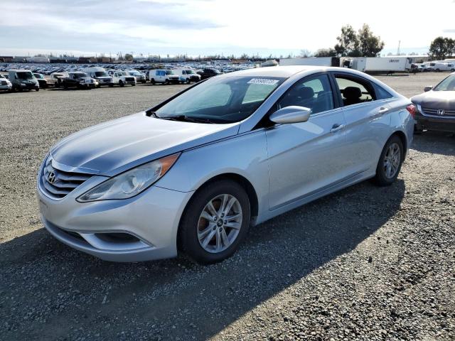 5NPEB4AC5DH744203 - 2013 HYUNDAI SONATA GLS SILVER photo 1