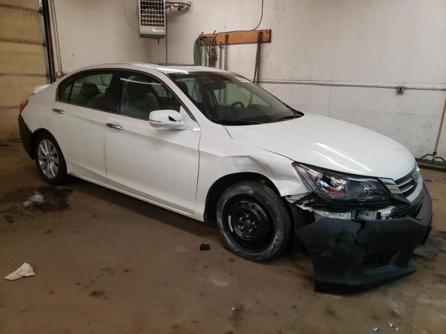 1HGCR2F87DA077736 - 2013 HONDA ACCORD EXL WHITE photo 4