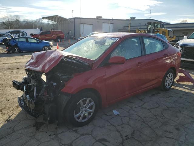 KMHCT4AE5EU725269 - 2014 HYUNDAI ACCENT GLS RED photo 1