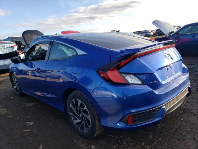 2HGFC4B52GH313043 - 2016 HONDA CIVIC LX BLUE photo 2