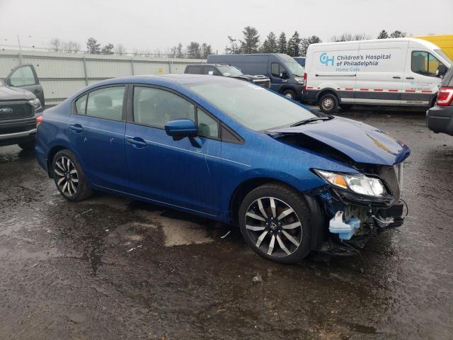 19XFB2F96EE266482 - 2014 HONDA CIVIC EXL 蓝色 照片 4