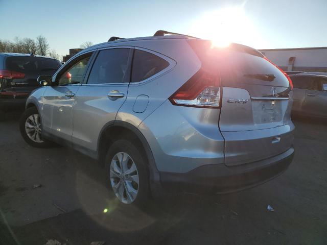 2HKRM4H76DH691452 - 2013 HONDA CR-V EXL SILVER photo 2