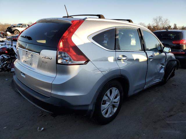 2HKRM4H76DH691452 - 2013 HONDA CR-V EXL SILVER photo 3