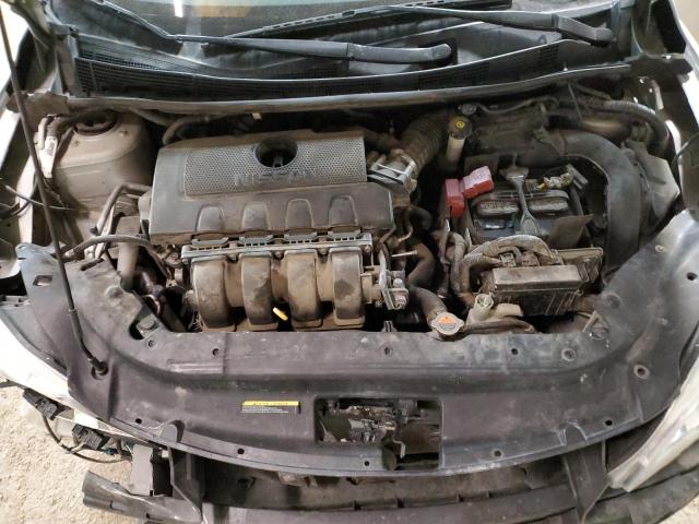 3N1AB7AP9FY315626 - 2015 NISSAN SENTRA S SILVER photo 11