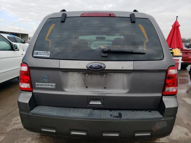 1FMCU0C74BKA67827 - 2011 FORD ESCAPE XLS GRAY photo 6