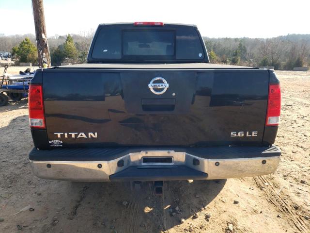 1N6AA07C29N316028 - 2009 NISSAN TITAN XE BLACK photo 6