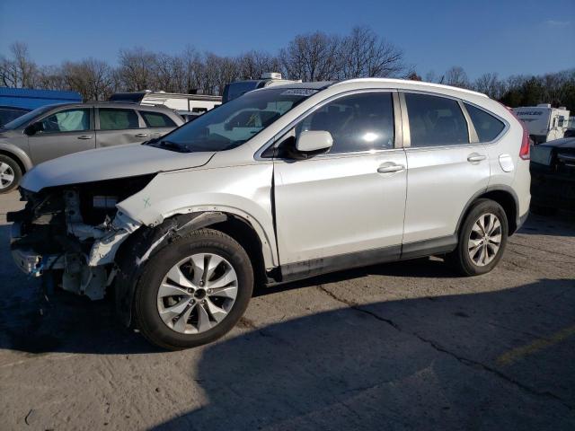 5J6RM4H77EL001456 - 2014 HONDA CR-V EXL WHITE photo 1