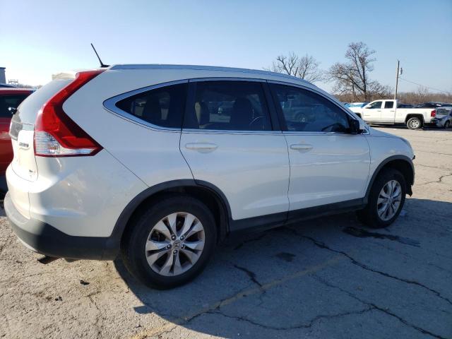 5J6RM4H77EL001456 - 2014 HONDA CR-V EXL WHITE photo 3