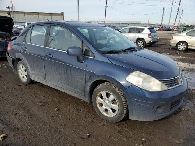 3N1BC11E17L400357 - 2007 NISSAN VERSA S BLUE photo 4