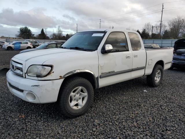 5TBRT34163S438986 - 2003 TOYOTA TUNDRA ACCESS CAB SR5 WHITE photo 1