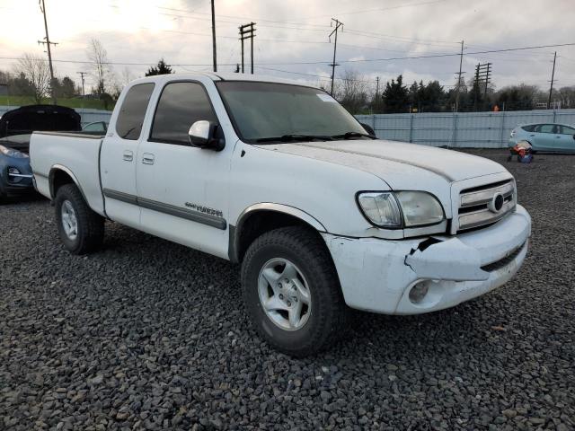 5TBRT34163S438986 - 2003 TOYOTA TUNDRA ACCESS CAB SR5 WHITE photo 4
