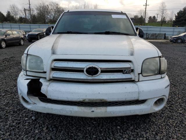 5TBRT34163S438986 - 2003 TOYOTA TUNDRA ACCESS CAB SR5 WHITE photo 5