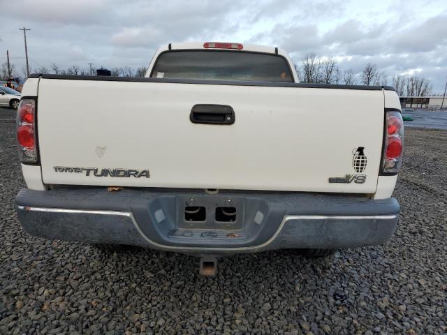 5TBRT34163S438986 - 2003 TOYOTA TUNDRA ACCESS CAB SR5 WHITE photo 6