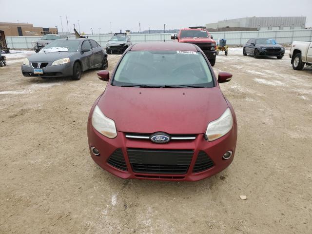 1FADP3F21DL184267 - 2013 FORD FOCUS SE BURGUNDY photo 5