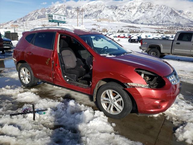 JN8AS5MV7CW416179 - 2012 NISSAN ROGUE S MAROON photo 4