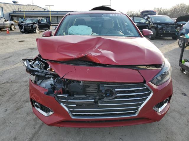 3KPC34A69ME136803 - 2021 HYUNDAI ACCENT LIMITED RED photo 5