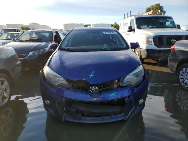 5YFBURHEXGP436355 - 2016 TOYOTA COROLLA L BLUE photo 5