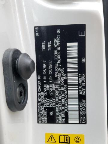 JTJBARBZ6J2166709 - 2018 LEXUS NX 300 BASE 白色 照片 12