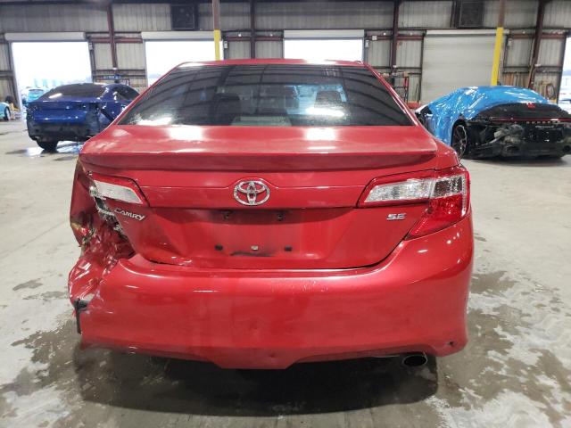 4T1BF1FKXCU632616 - 2012 TOYOTA CAMRY BASE RED photo 6