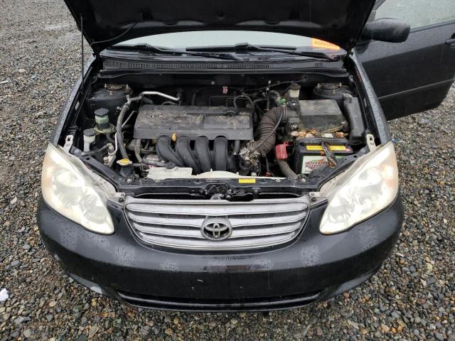 JTDBR32E330009109 - 2003 TOYOTA COROLLA CE BLACK photo 11