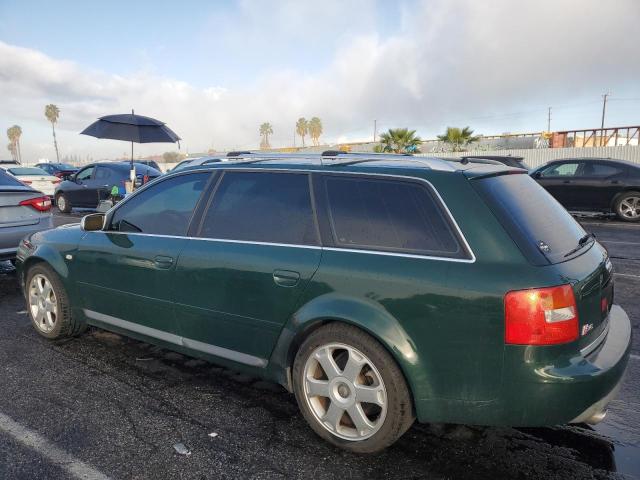 WAUXU54B12N039825 - 2002 AUDI S6 AVANT QUATTRO GREEN photo 2