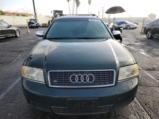 WAUXU54B12N039825 - 2002 AUDI S6 AVANT QUATTRO GREEN photo 5