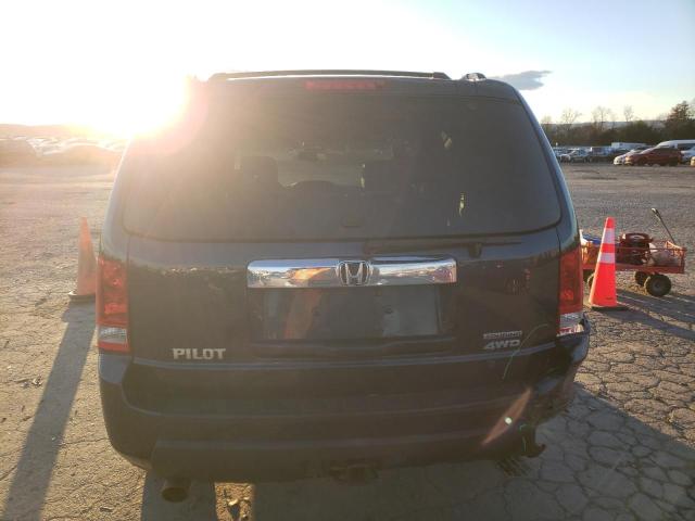 5FNYF48949B021539 - 2009 HONDA PILOT TOURING BLUE photo 6