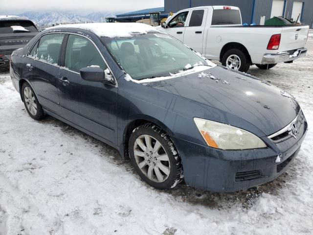 1HGCM66517A092037 - 2007 HONDA ACCORD EX BLUE photo 4