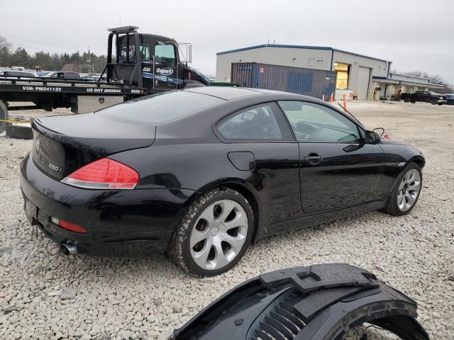 WBAEH13406CR50205 - 2006 BMW 650 I BLACK photo 3