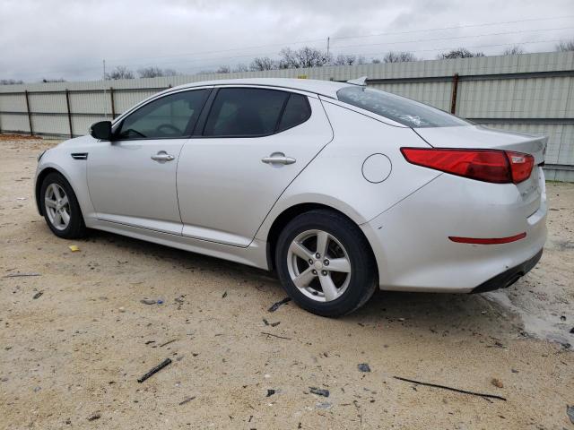 5XXGM4A71FG392113 - 2015 KIA OPTIMA LX SILVER photo 2