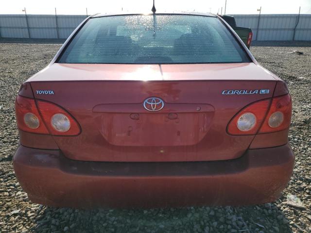 1NXBR32E66Z622852 - 2006 TOYOTA COROLLA CE RED photo 6