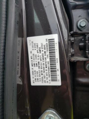 1HGCP3F85BA011890 - 2011 HONDA ACCORD EXL GRAY photo 12